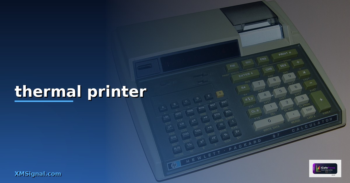 เครื่องพิมพ์แบบใช้ความร้อน (Thermal Printer) คืออะไร? หลักการทำงาน ข้อดี และการเลือกซื้อ
