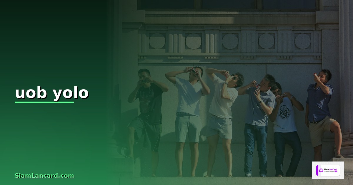 รีวิว UOB YOLO 2024: บัตรเครดิตเพื่อคนรุ่นใหม่ สมัครง่าย ใช้คุ้ม แถมฟรีค่าธรรมเนียม