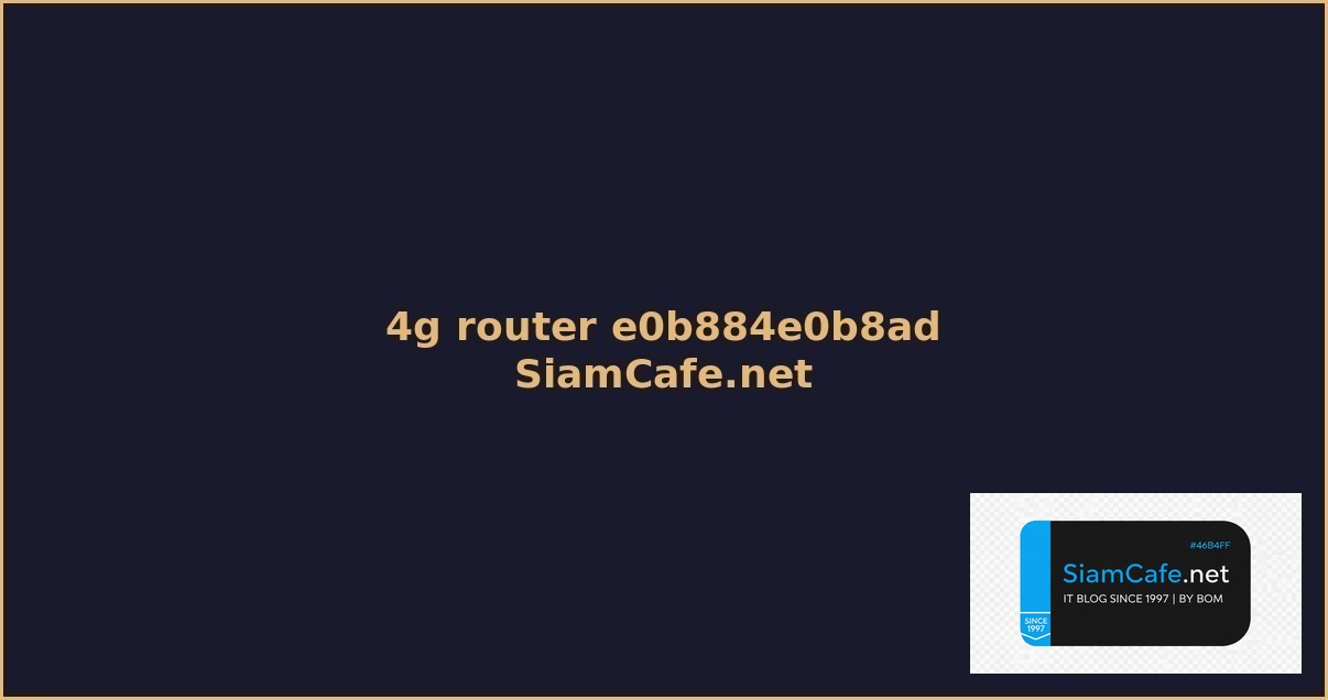 4g router คอ