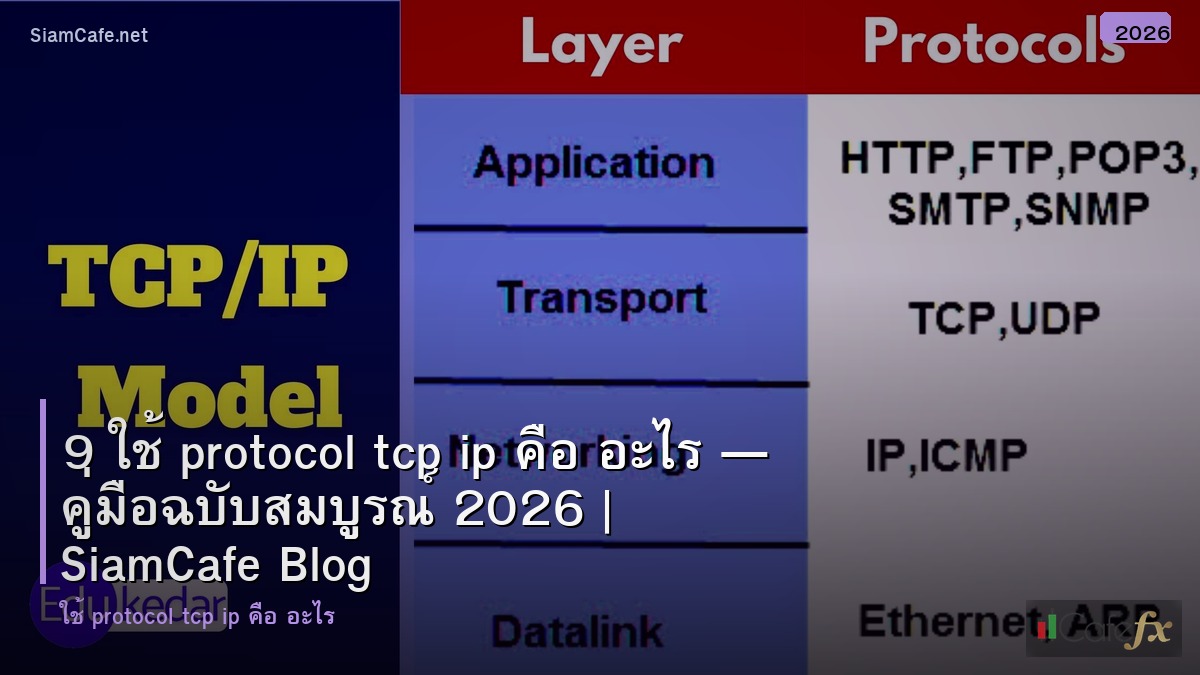 9 ใช protocol tcp ip คอ อะไร
