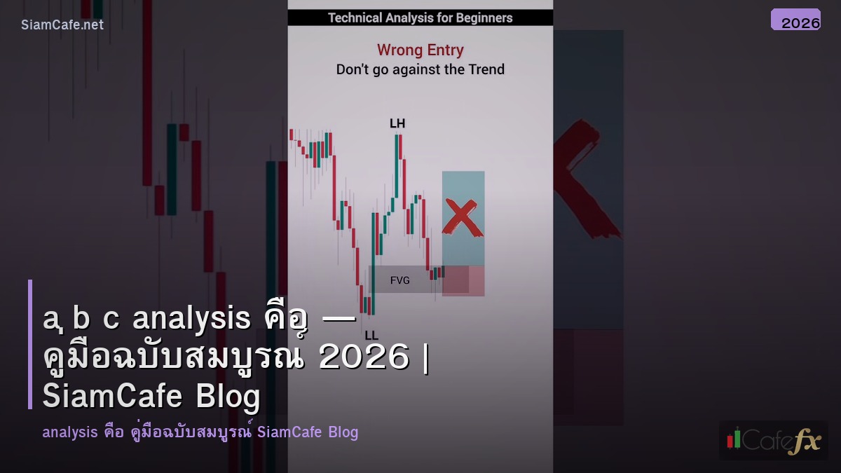 a b c analysis คอ