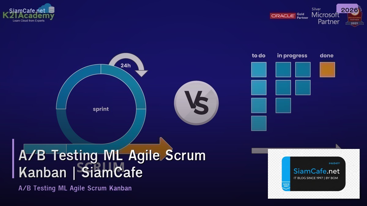 ab testing ml agile scrum kanban