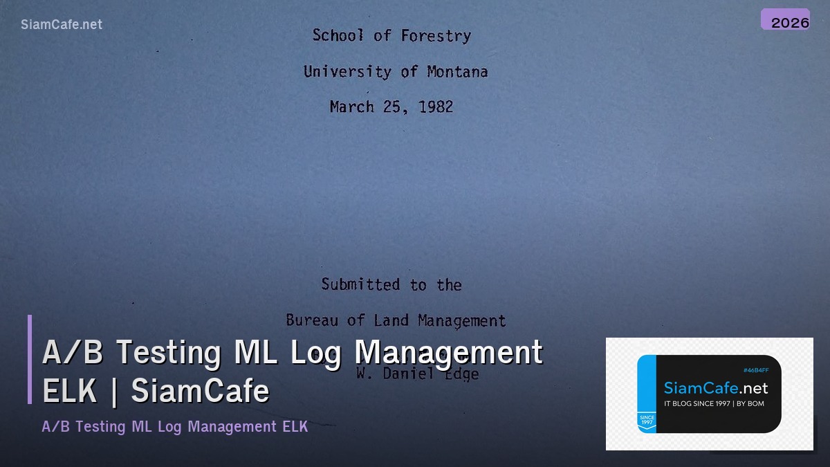 ab testing ml log management elk