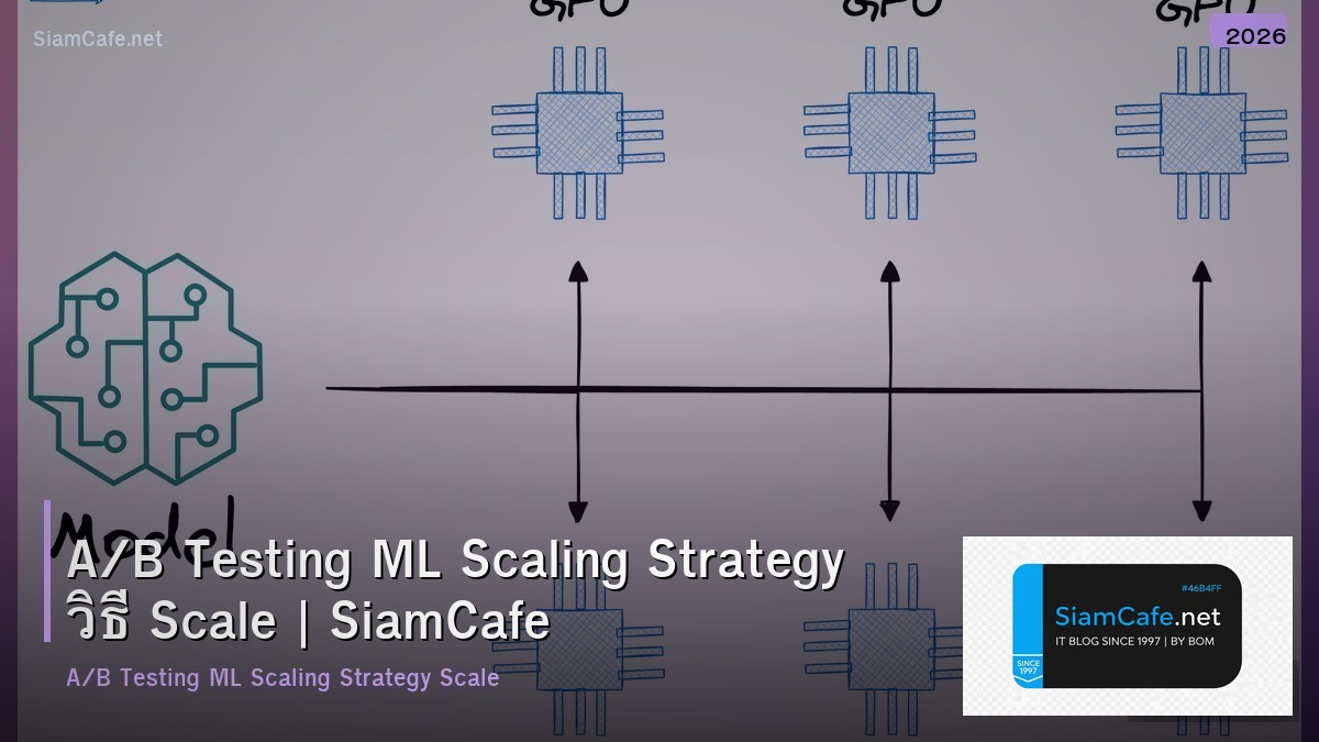 ab testing ml scaling strategy วธ scale