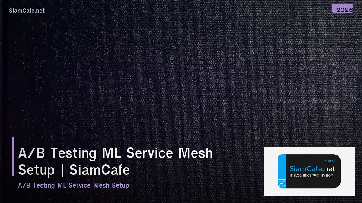 ab testing ml service mesh setup