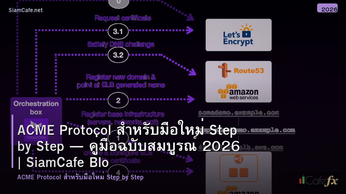 acme protocol สำหรบมอใหม step by step