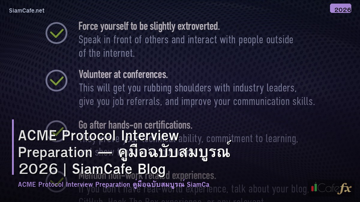 acme protocol interview preparation