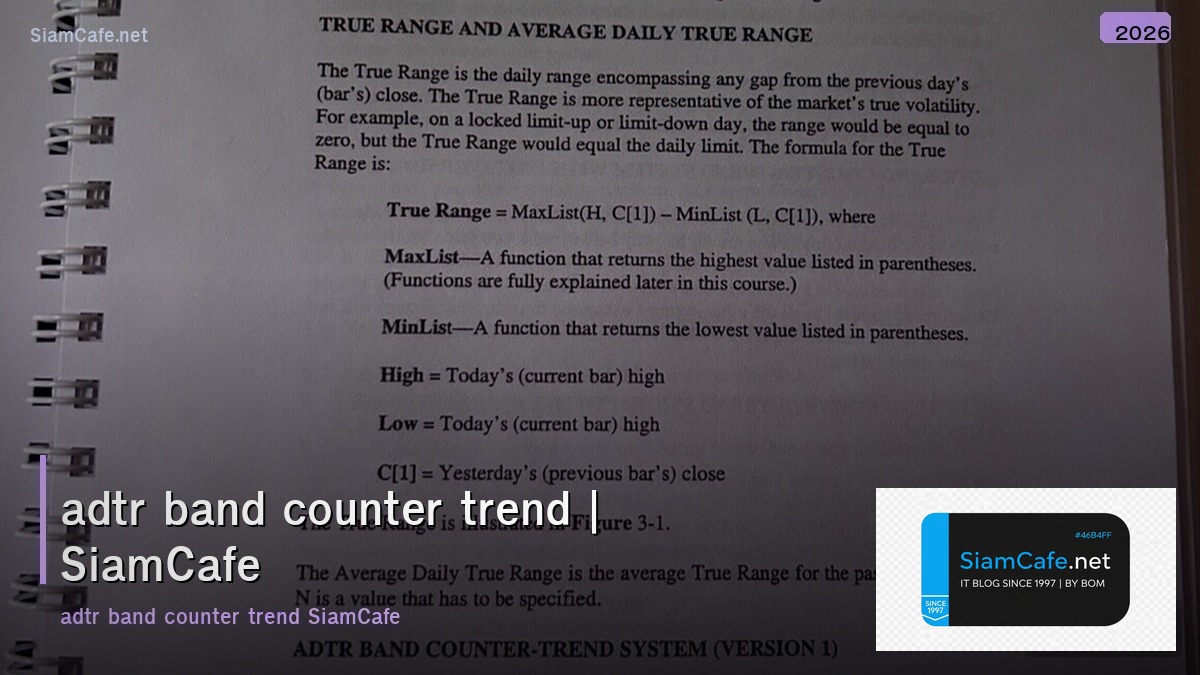 adtr band counter trend