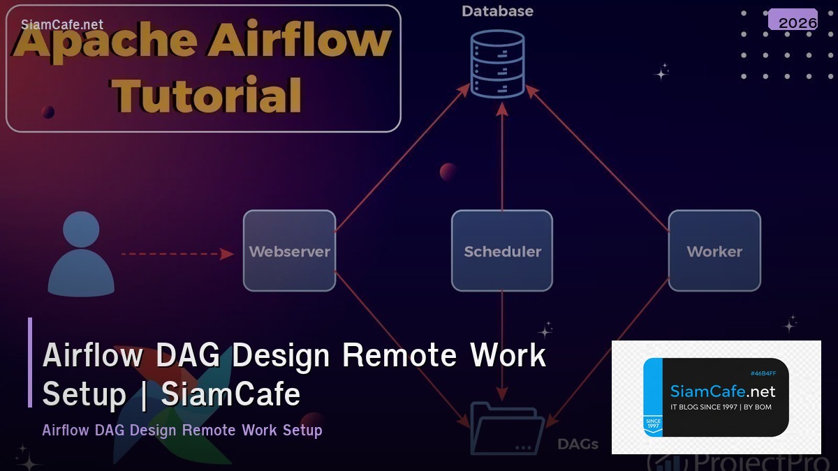 airflow dag design remote work setup