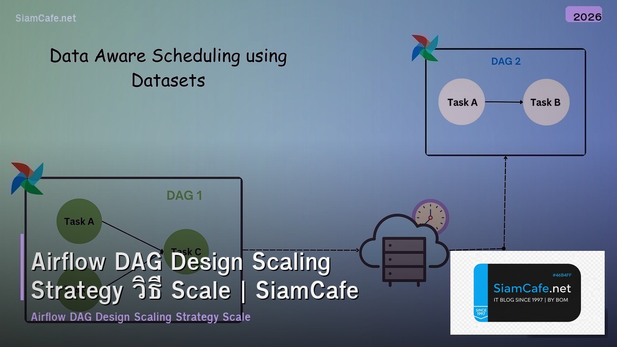 airflow dag design scaling strategy วธ scale