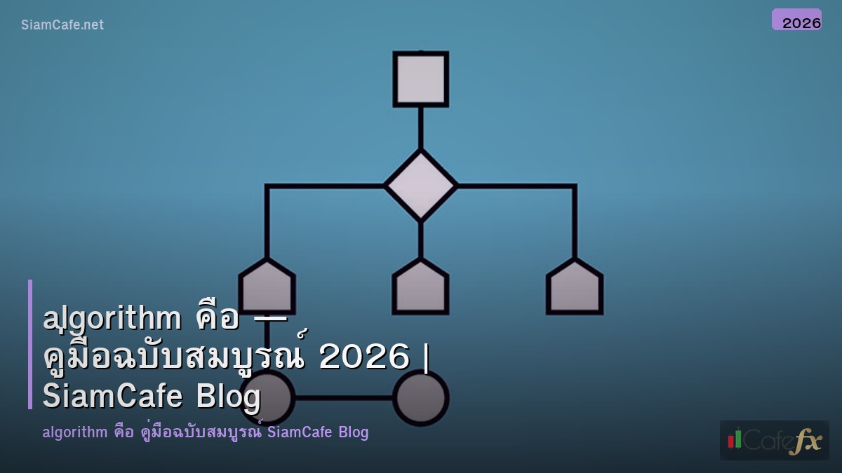 algorithm คอ อะไร ม ก ประเภท