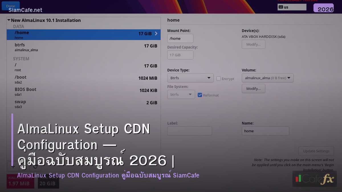 almalinux setup cdn configuration