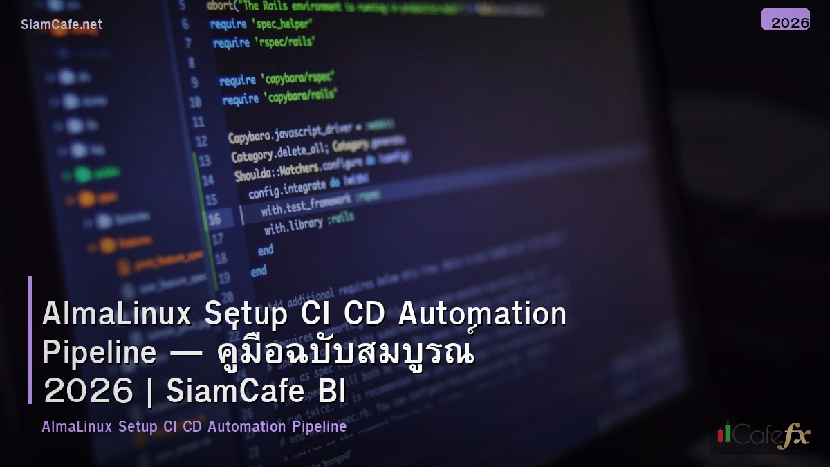 almalinux setup ci cd automation pipeline