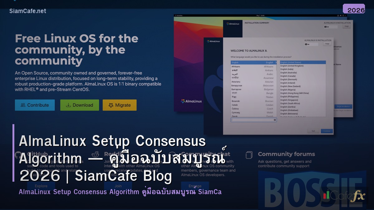 almalinux setup consensus algorithm