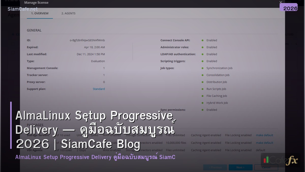 almalinux setup progressive delivery