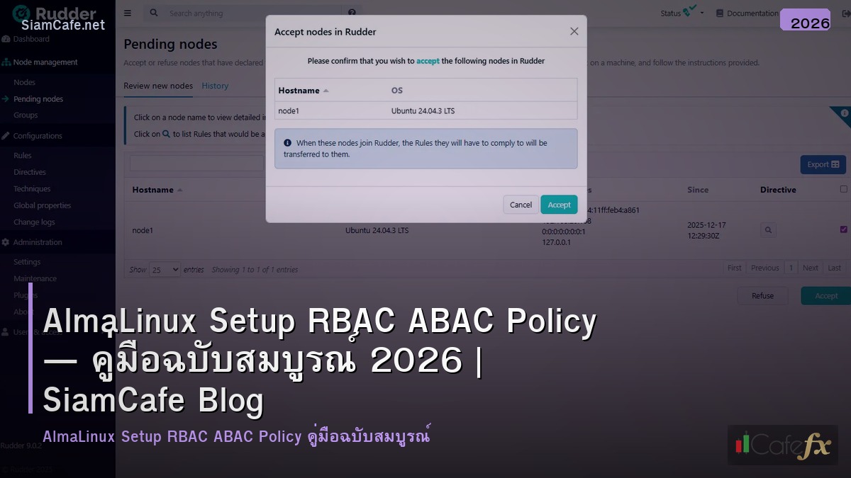 almalinux setup rbac abac policy