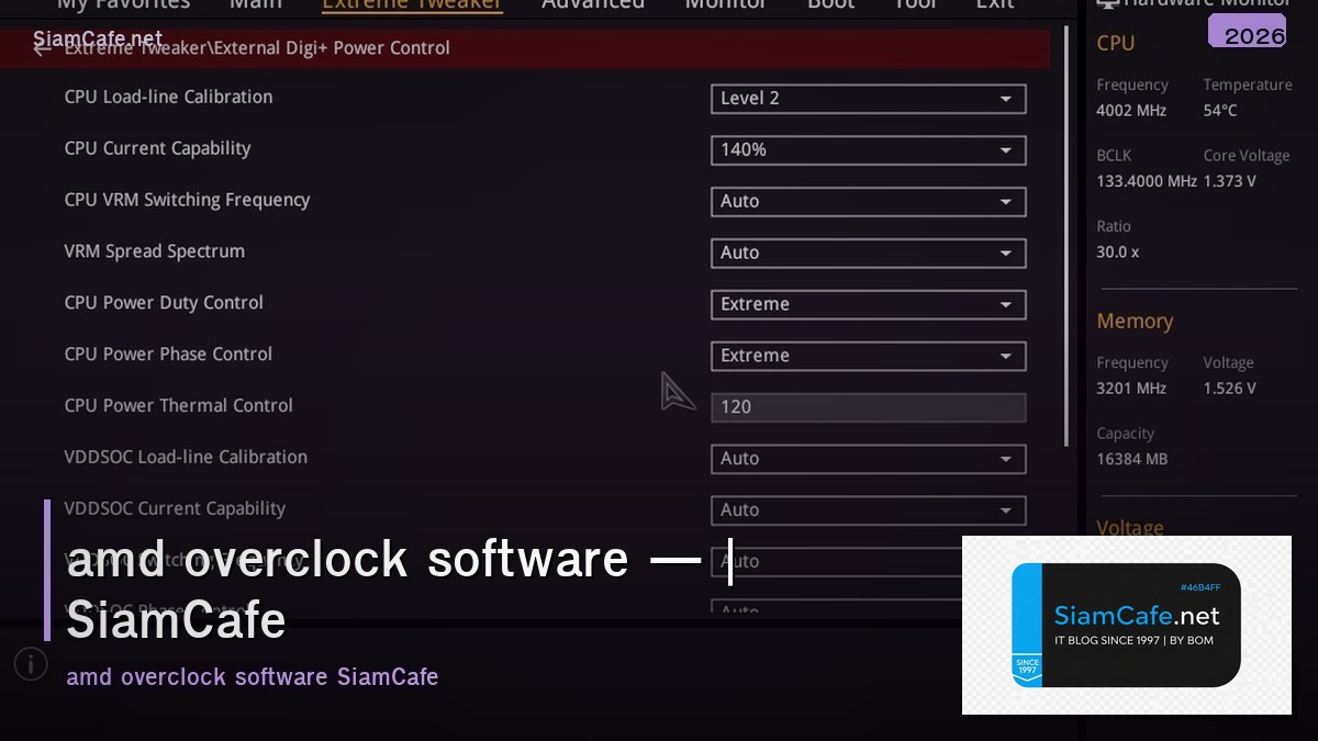 amd overclock software