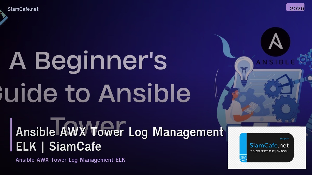 ansible awx tower log management elk