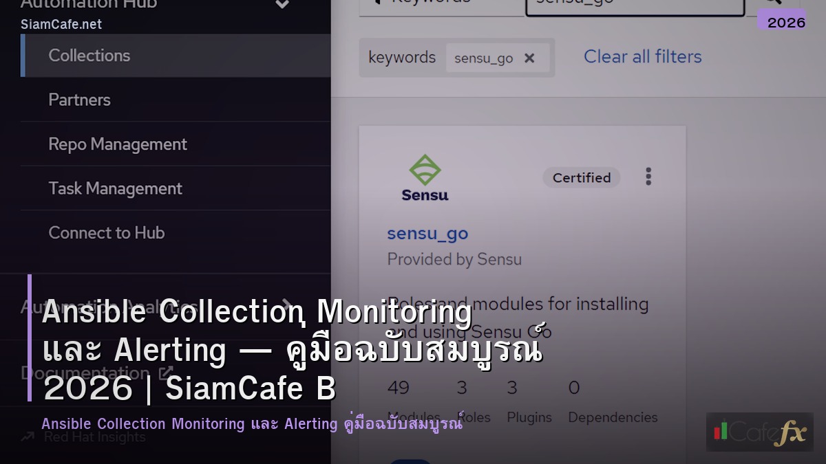 ansible collection monitoring และ alerting