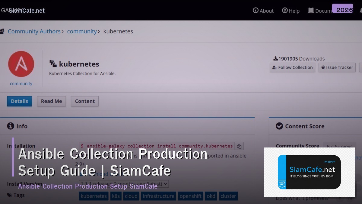 ansible collection production setup guide