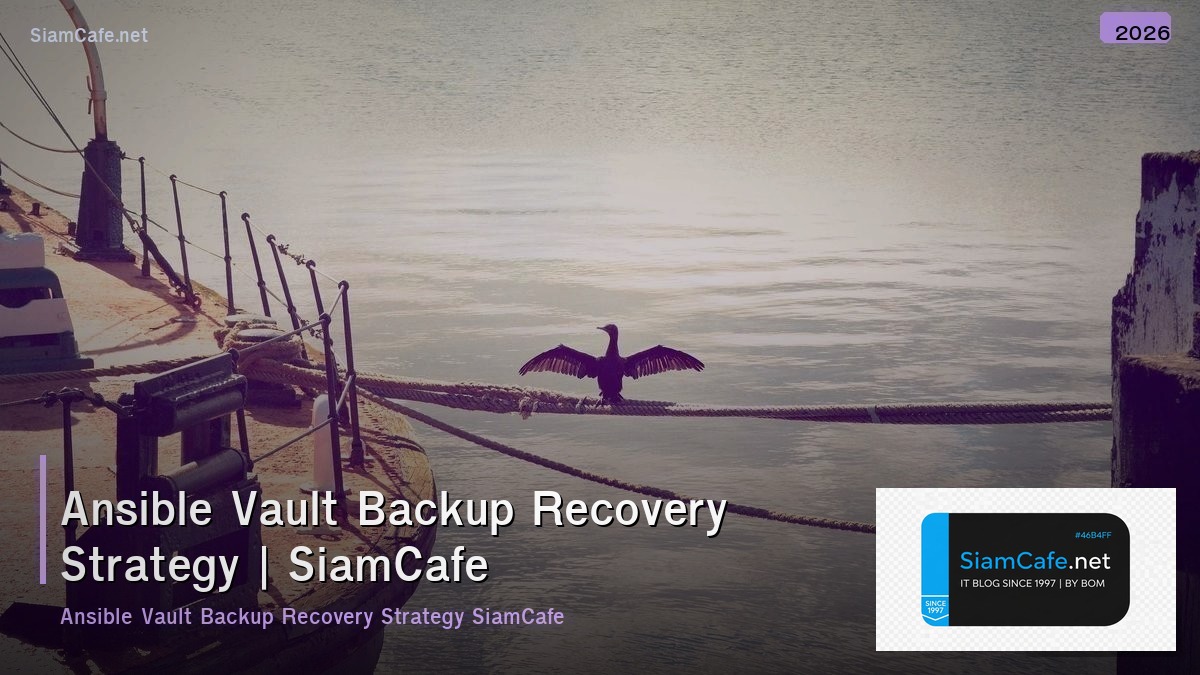 ansible vault backup recovery strategy