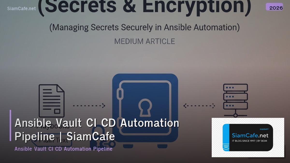 ansible vault ci cd automation pipeline