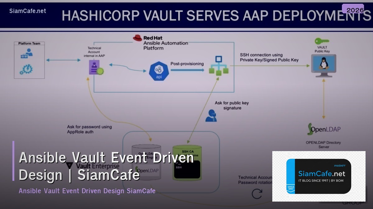 ansible vault event driven design