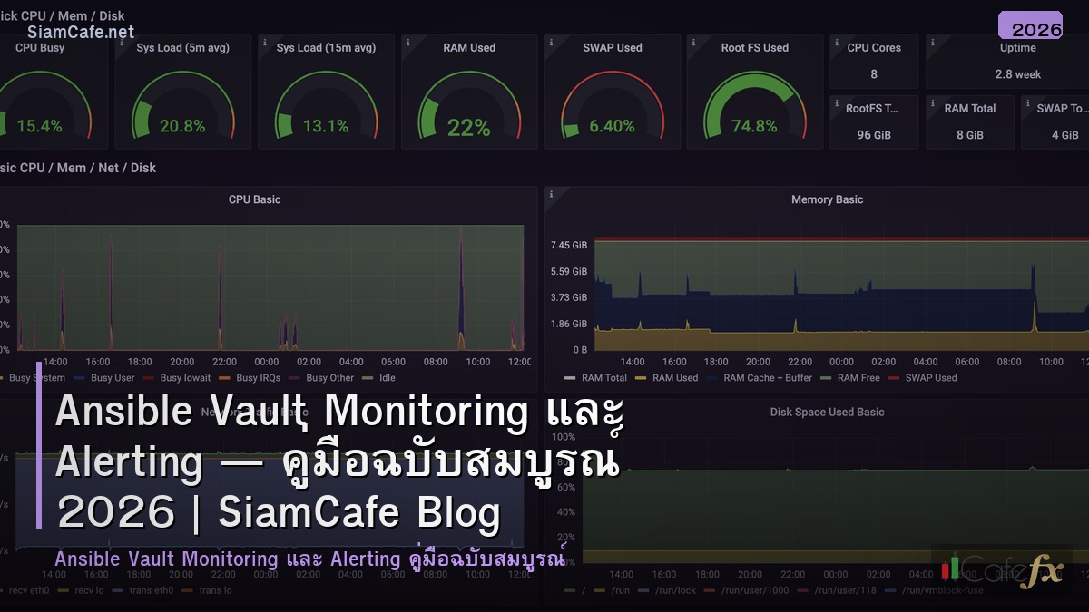 ansible vault monitoring และ alerting