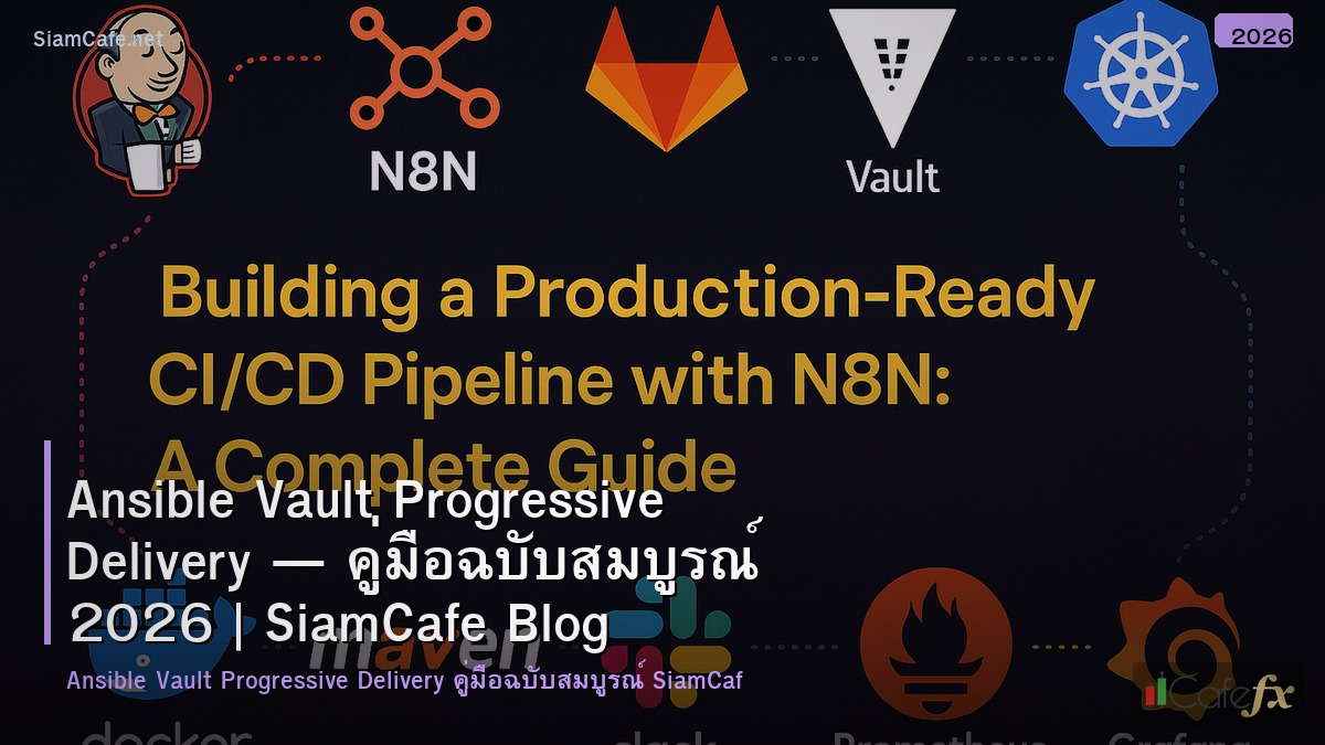 ansible vault progressive delivery