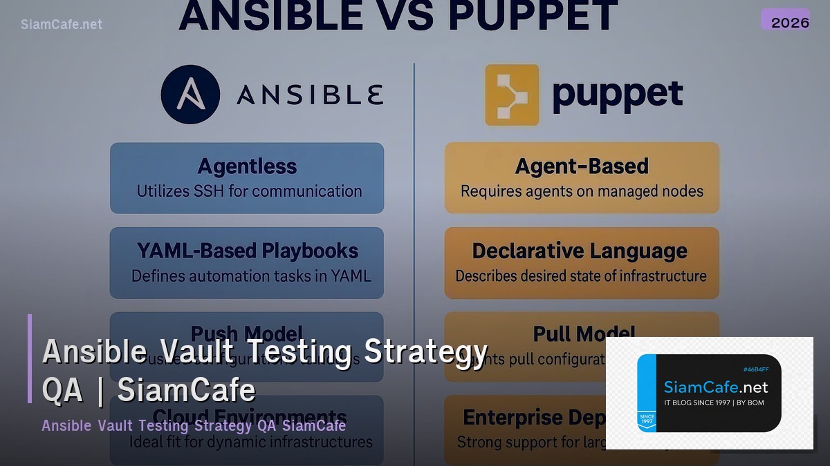 ansible vault testing strategy qa