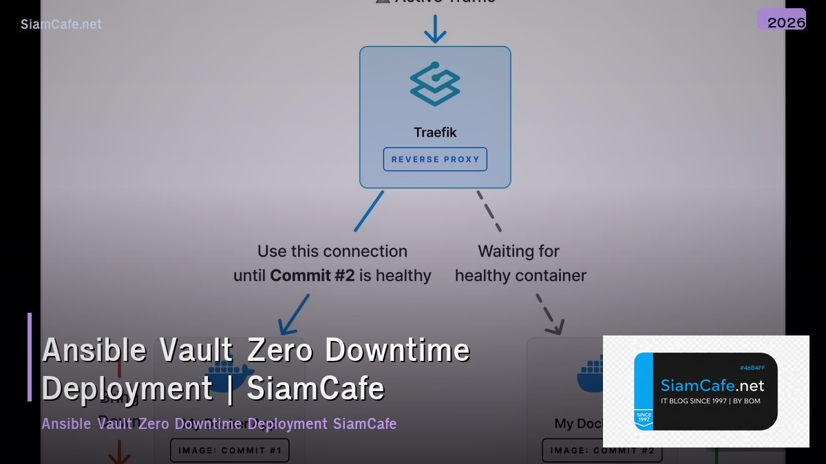 ansible vault zero downtime deployment