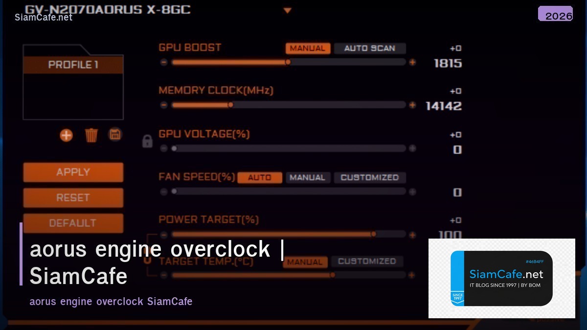 aorus engine overclock