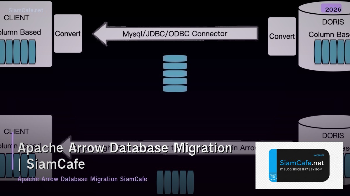 apache arrow database migration