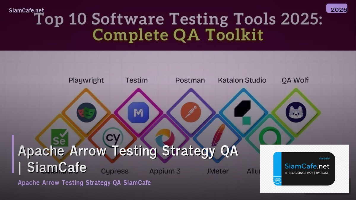 apache arrow testing strategy qa