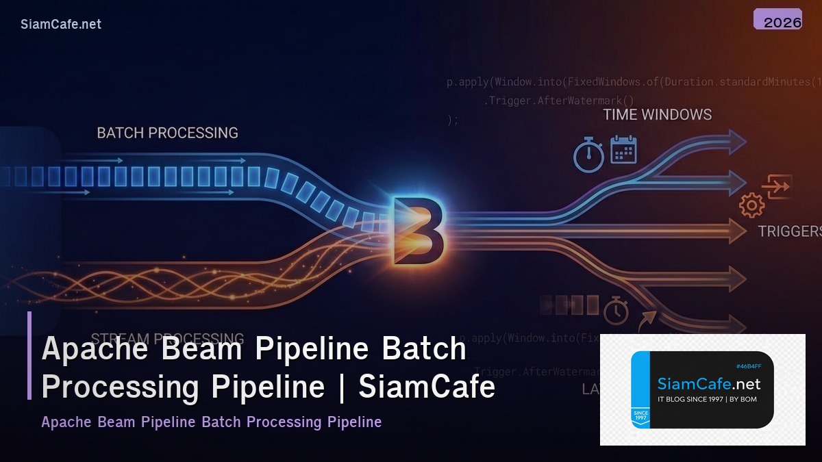 apache beam pipeline batch processing pipeline