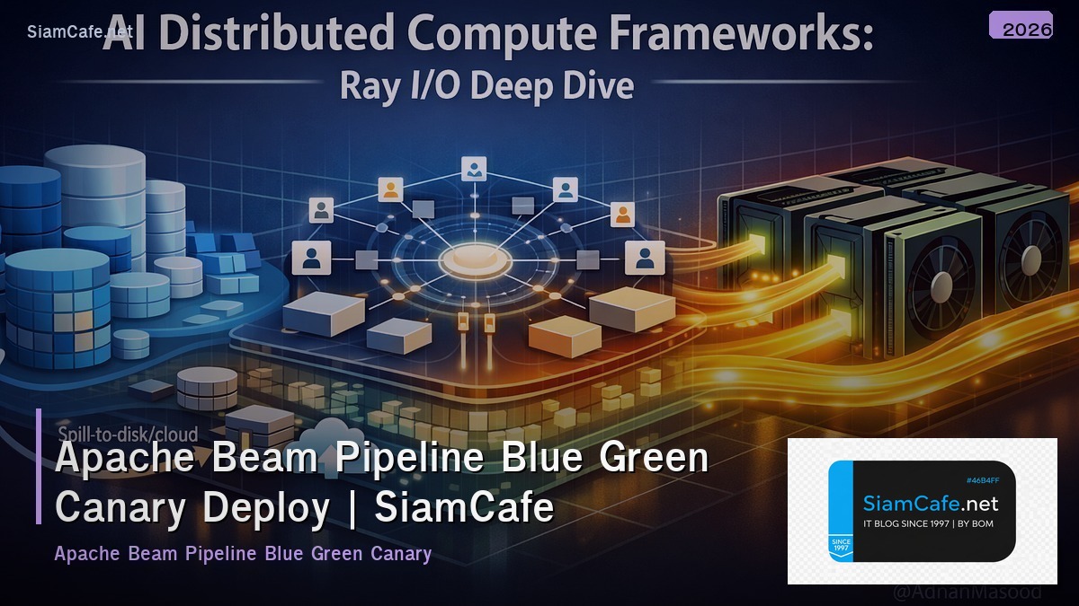 apache beam pipeline blue green canary deploy