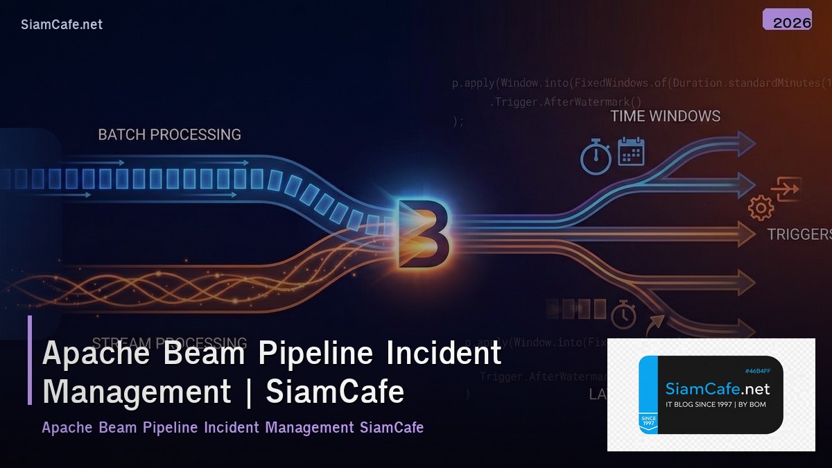 apache beam pipeline incident management