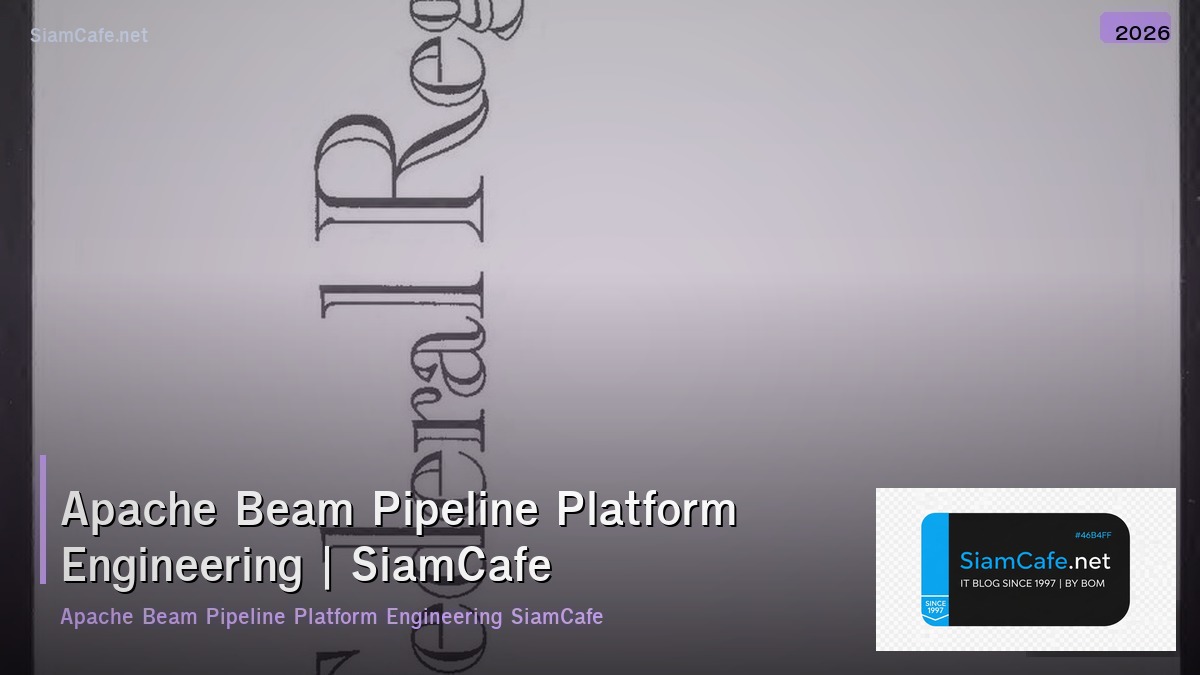 apache beam pipeline platform engineering