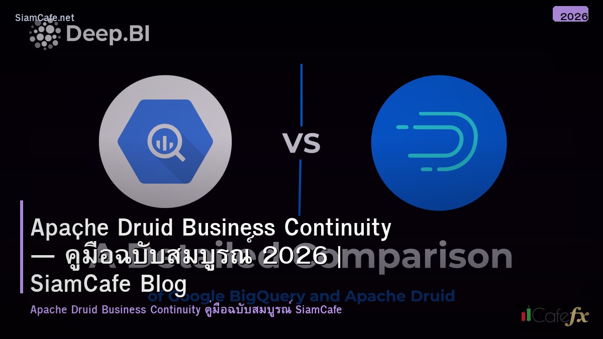 apache druid business continuity