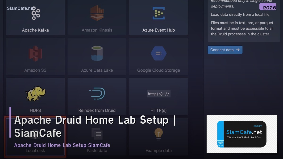 apache druid home lab setup
