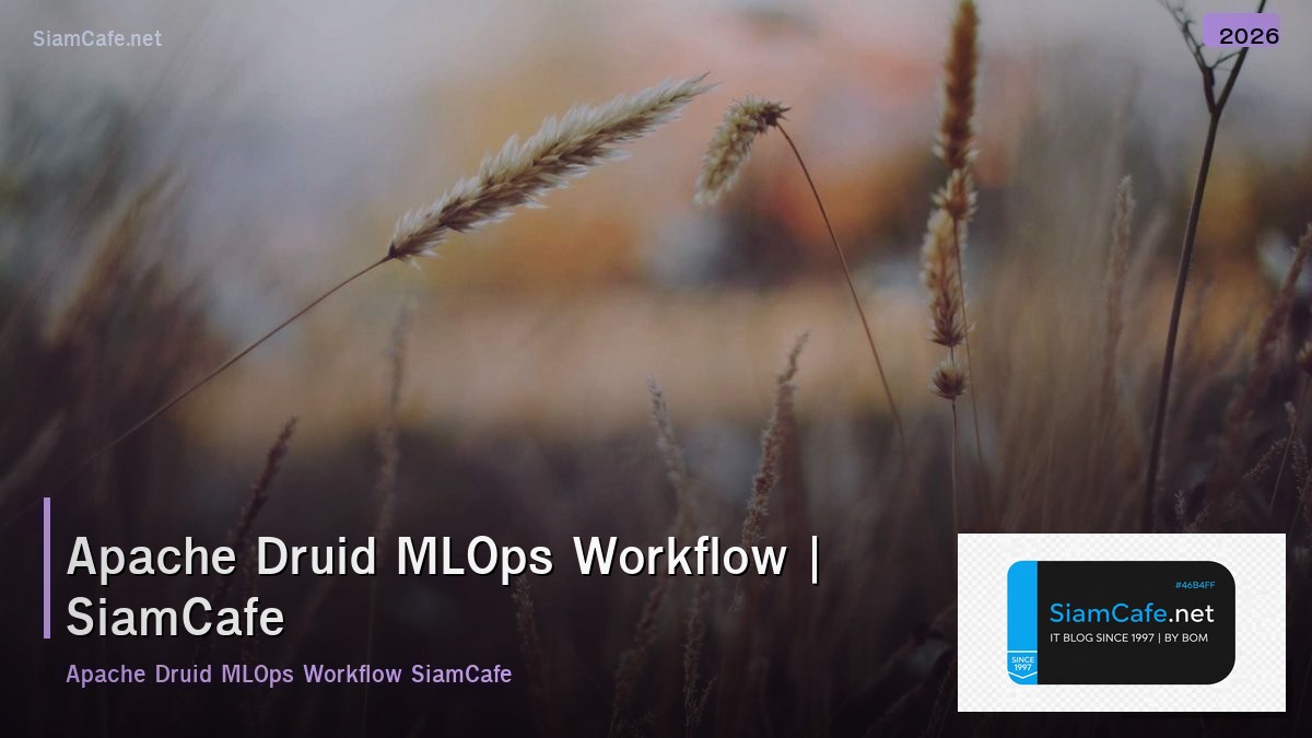 apache druid mlops workflow