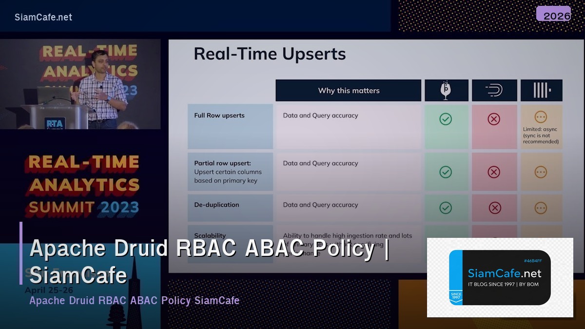 apache druid rbac abac policy