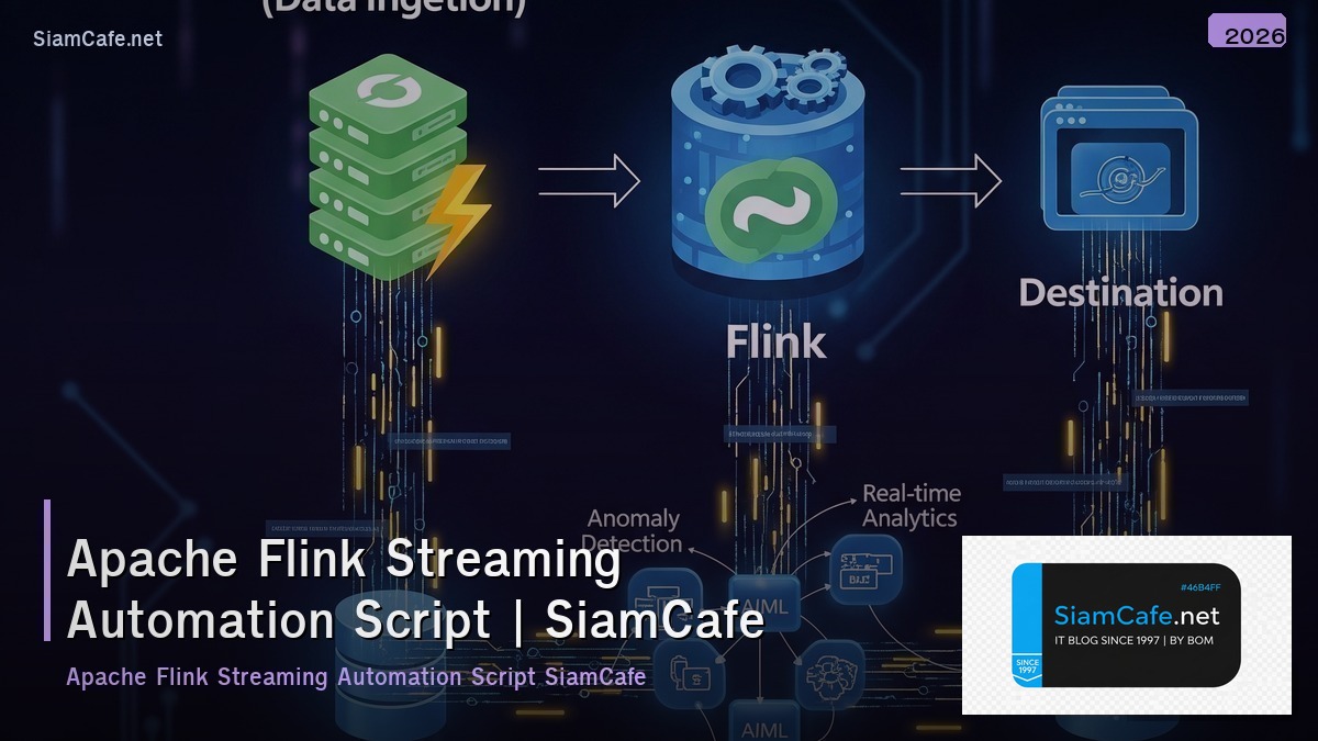apache flink streaming automation script
