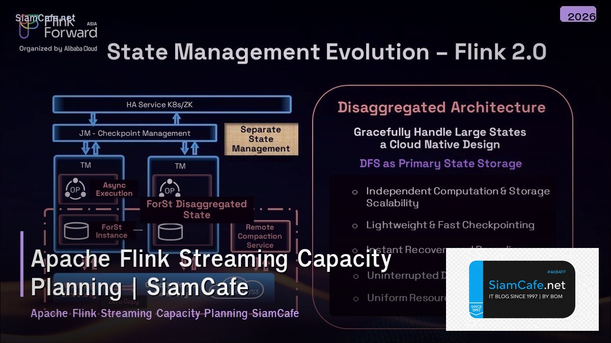 apache flink streaming capacity planning