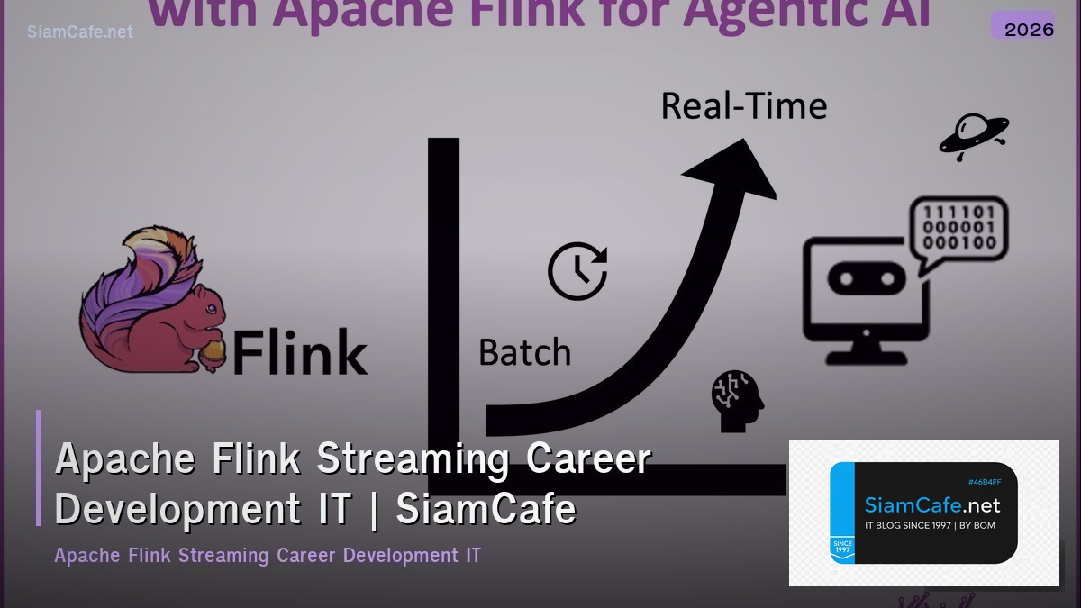 apache flink streaming career development it