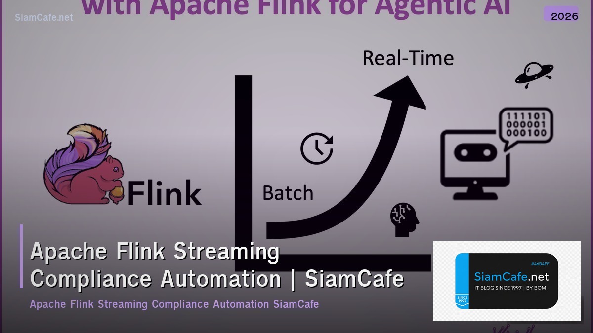 apache flink streaming compliance automation