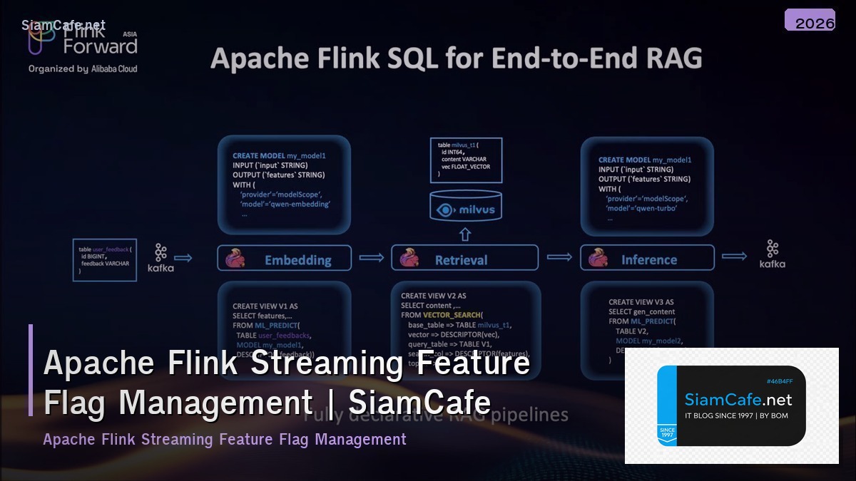 apache flink streaming feature flag management