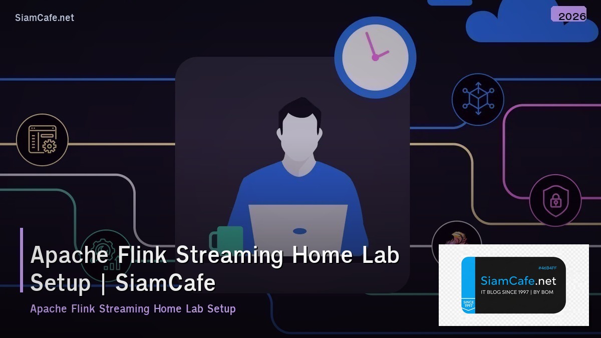 apache flink streaming home lab setup