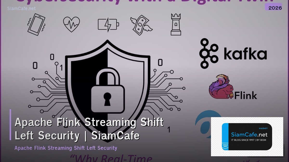 apache flink streaming shift left security