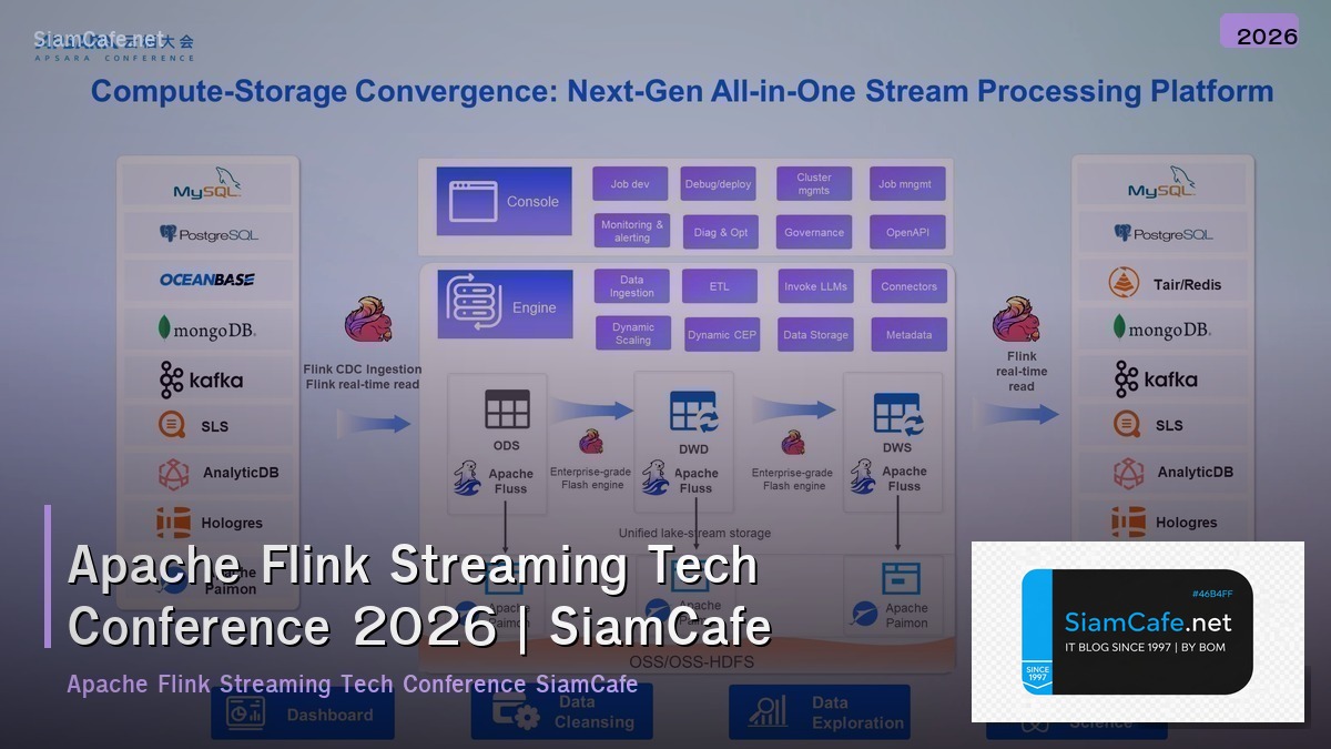 apache flink streaming tech conference 2026
